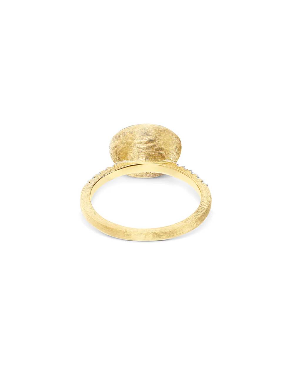 Anello Donna Nanis Oro Giallo 18 KT Diamanti e Pepita Giadeite AS4-609